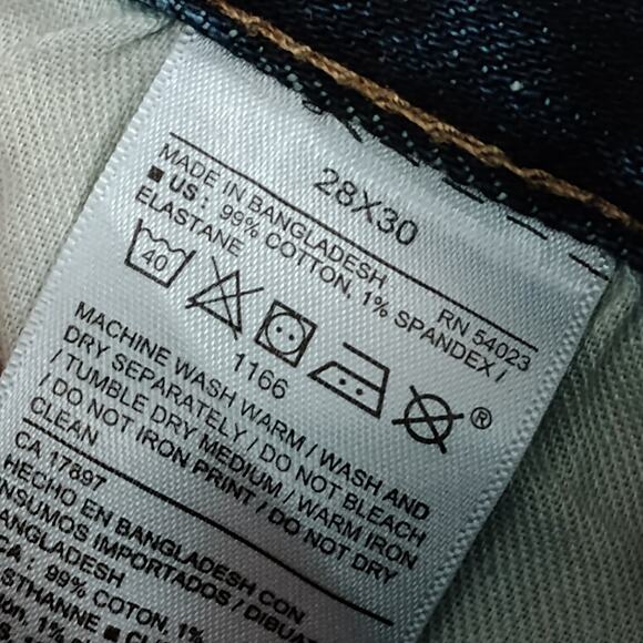 Old Navy Basic Skinny Jeans Size 28 x 30 Medium Blue Wash - Picture 6 of 6